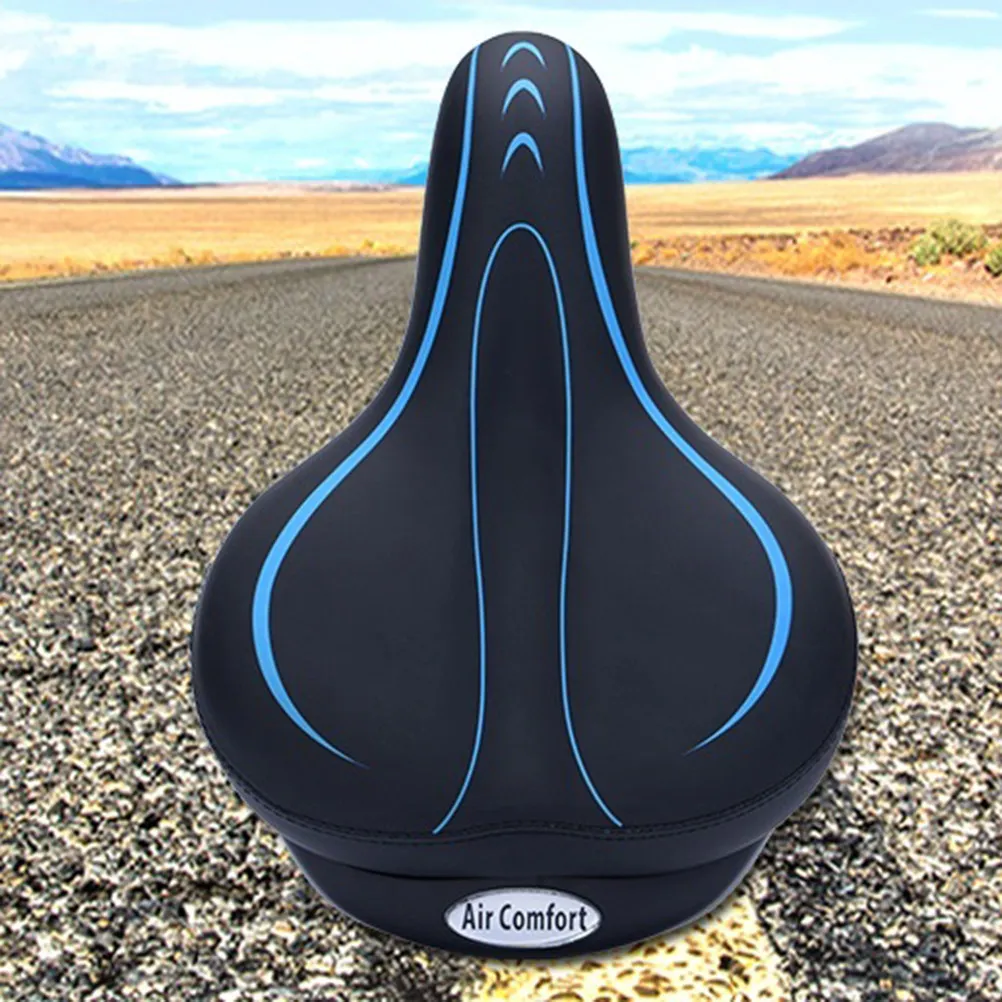 

1Pcs Inflatable Bike Saddle Thickened Cushion Comfortable Seat PP Steel Shock Absorption Ergonomic Mountain Road Folding