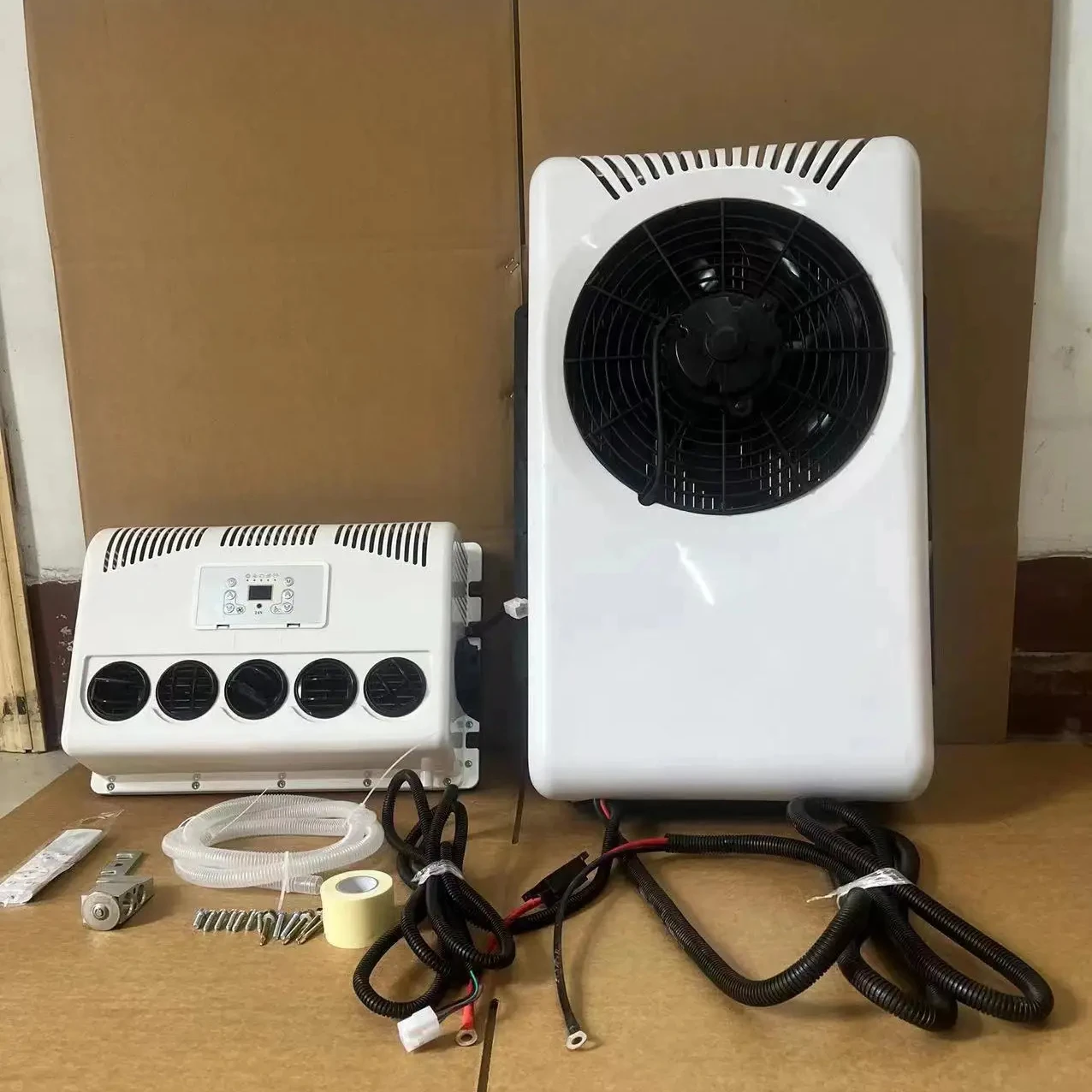 

Auto Air Condition 12V 24V Electric Truck Air Conditioner For Car 12v Dc Air Conditioner For Tractor