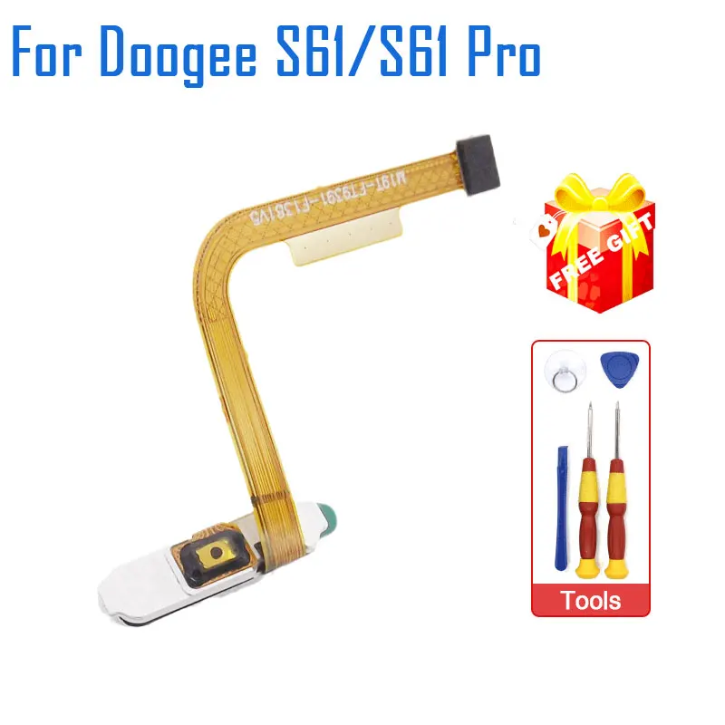 

DOOGEE S61 Fingerprint Original Cell Phone Fingerprint Button Sensor Cable FPC Repair Accessories For DOOGEE S61 Pro Smartphone