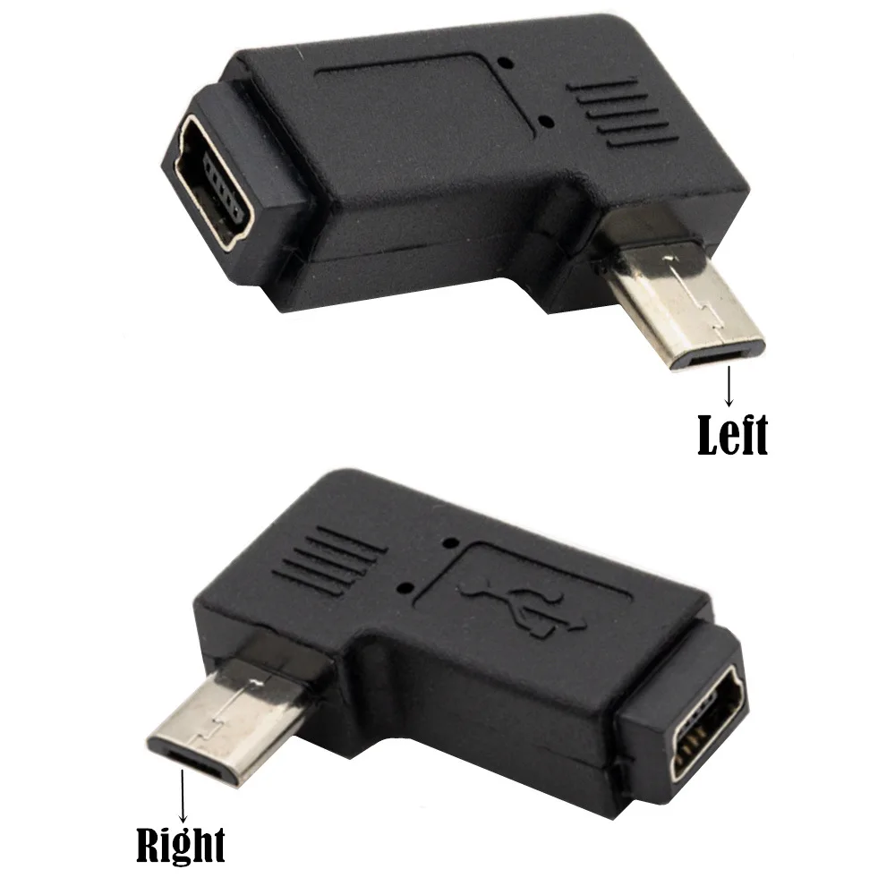 Mini USB Female  Micro USB Male Connector, T-port  Android Data Cable Interface, Car Navigation Is Applicable To Recorder Power