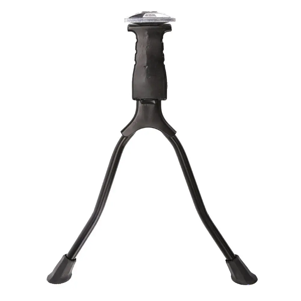 

1Pcs Bike Kickstand Double Leg Adjustable Foldable Parking Rack Mountain Bike Support Aluminium Alloy Black