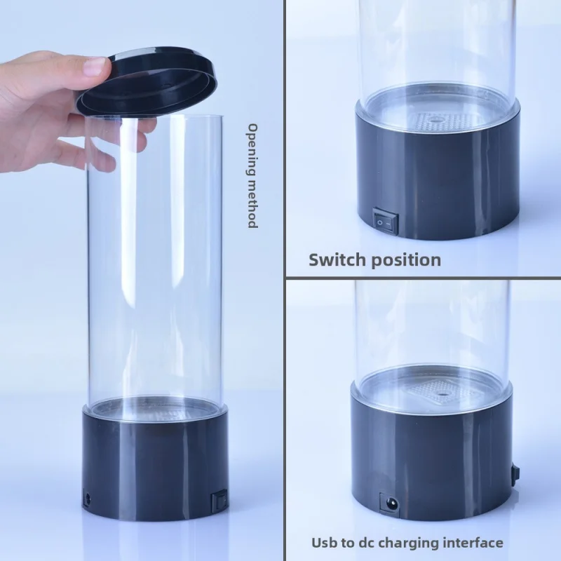 โคมไฟ LED รูปแมงกะพรุน ไฟ USB เปลี่ยนสีได้ สร้างบรรยากาศเงียบสงบ โคมไฟกลางคืนสุดสร้างสรรค์ ตกแต่งโต๊ะทำงาน โคมไฟขนาดเล็ก