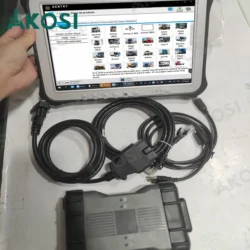 DOIP MB Star C6 magistrala CAN do multipleksera narzędzie diagnostyczne do ciężarówki C6 WiFi SD Connect c6 Xentry Epc Wis + CF19 laptop pełny zestaw