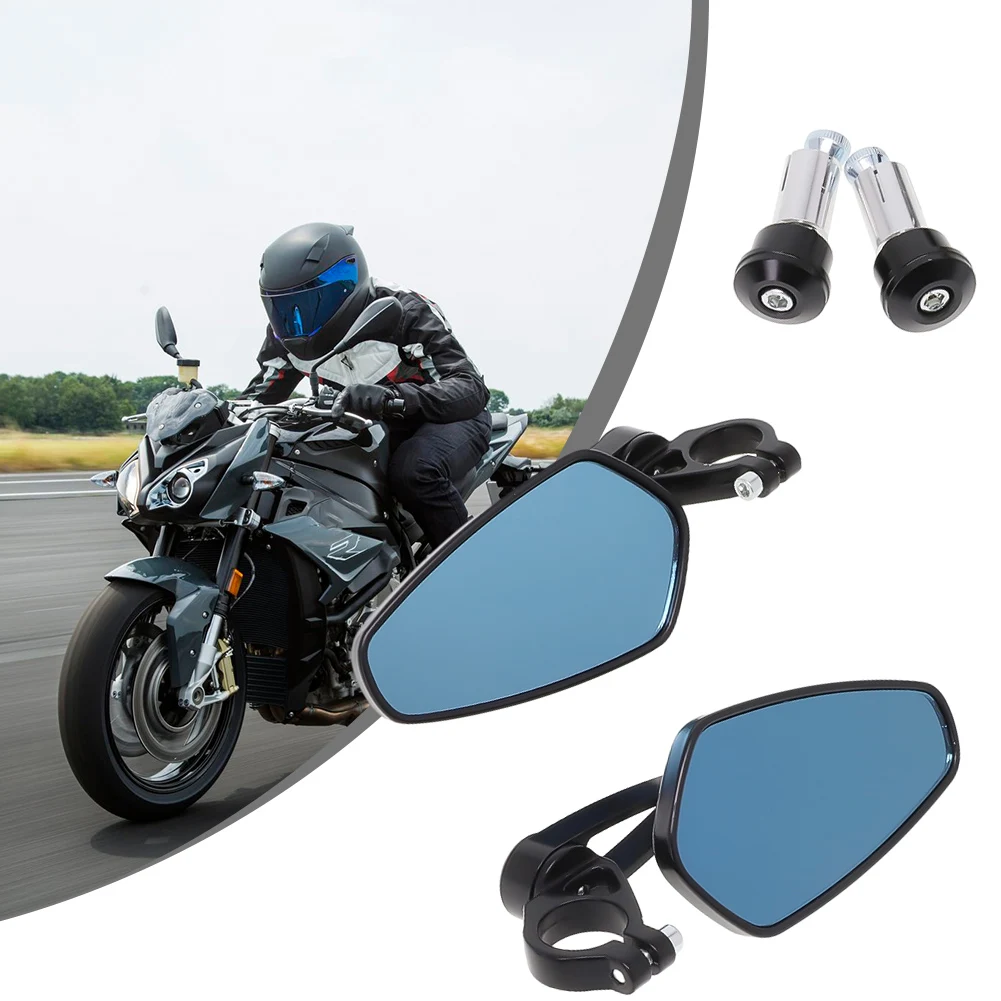 For S1000R Motorcycle Handlebar End Mirror CNC Aluminum Handlebar Mirror Handlebar Mirror Bar End Mirror For S1000R