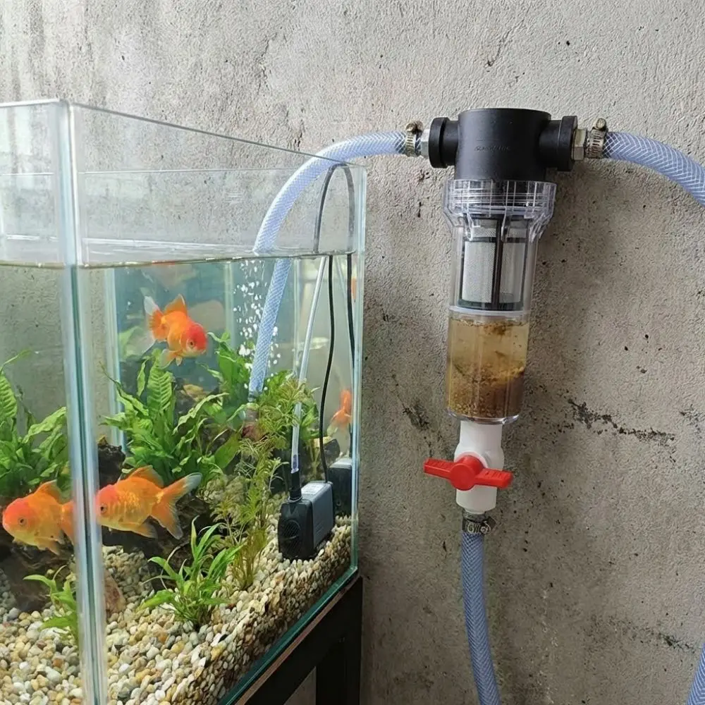 1/2 3/4 Innengewinde Aquarium Fäkalienabscheider Edelstahl Filtersieb Präzisionsfiltration Sediment-Wasserfilter – Detail 10