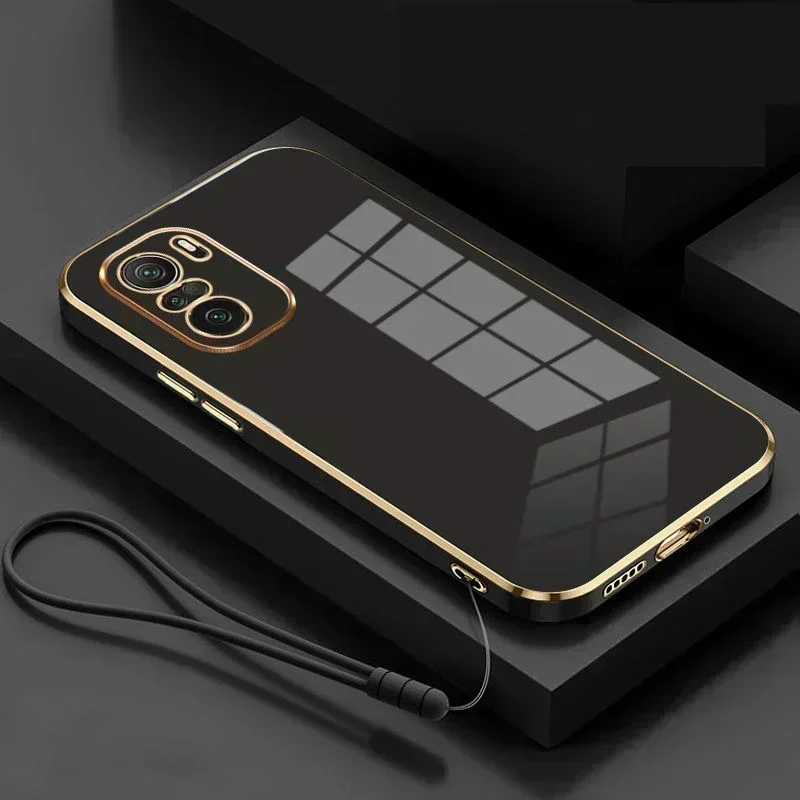 لهاتف Xiaomi Poco M5s حافظة Poco F3 2207117 BPG M2012K11AG فاخر مربع تصفيح POCO F3 M5S جراب هاتف غطاء خلفي مقاوم للصدمات