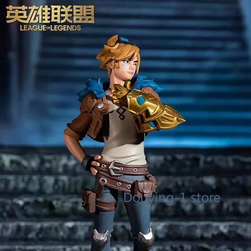 متوفر في المخزون، تمثال لعبة League of Legends LOL Explorer Ezreal مجموعة النحت المتوسطة.