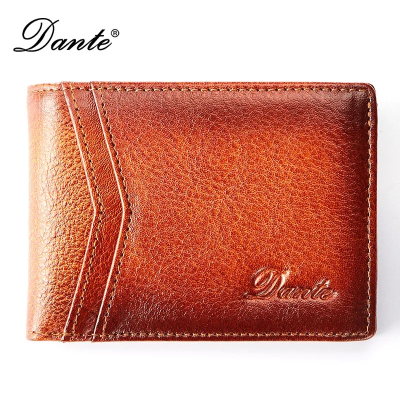 محفظة من جلد البقر ذات الطبقة العلوية بتصميم رفيع، بطاقة RFID الممسحة المضادة للسرقة، تصميم أفقي لترخيص القيادة بدون محفظة #4