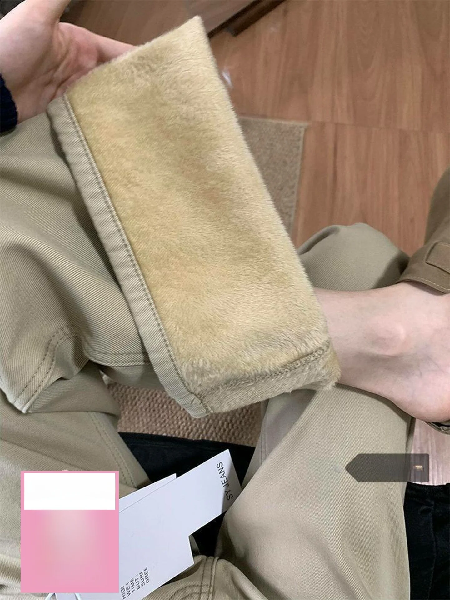 

Slim Fit High Waist Denim Jeans Women's Spring Summer Fashion Retro Khaki Thin Versatile Wide Leg Long Pants Casual Wear