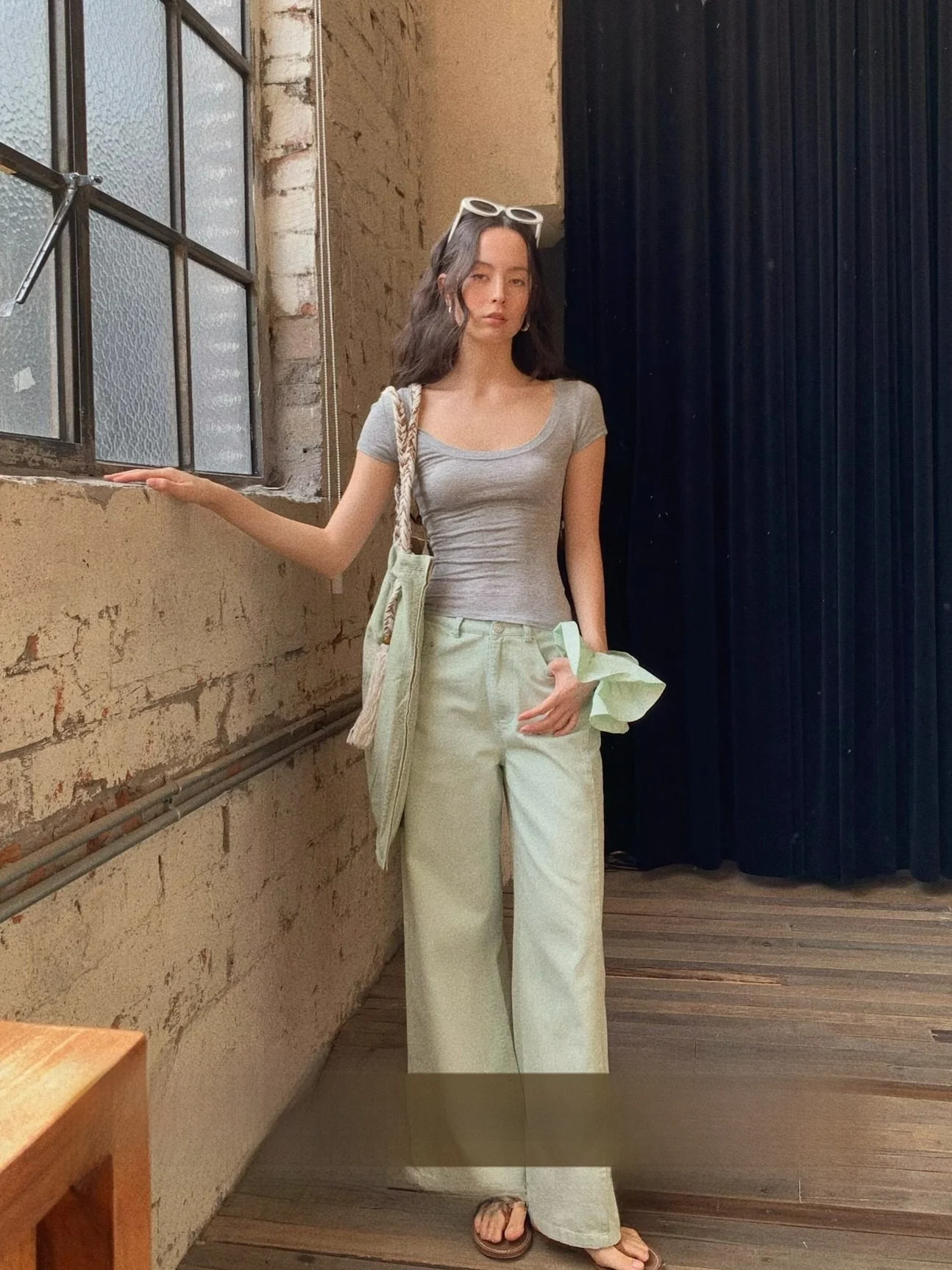 

Легкие свободные джинсы с широкими штанинами для женщин, универсальные повседневные прямые свободные джинсы, летние брюки с высокой талией, тонкие длинные брюки