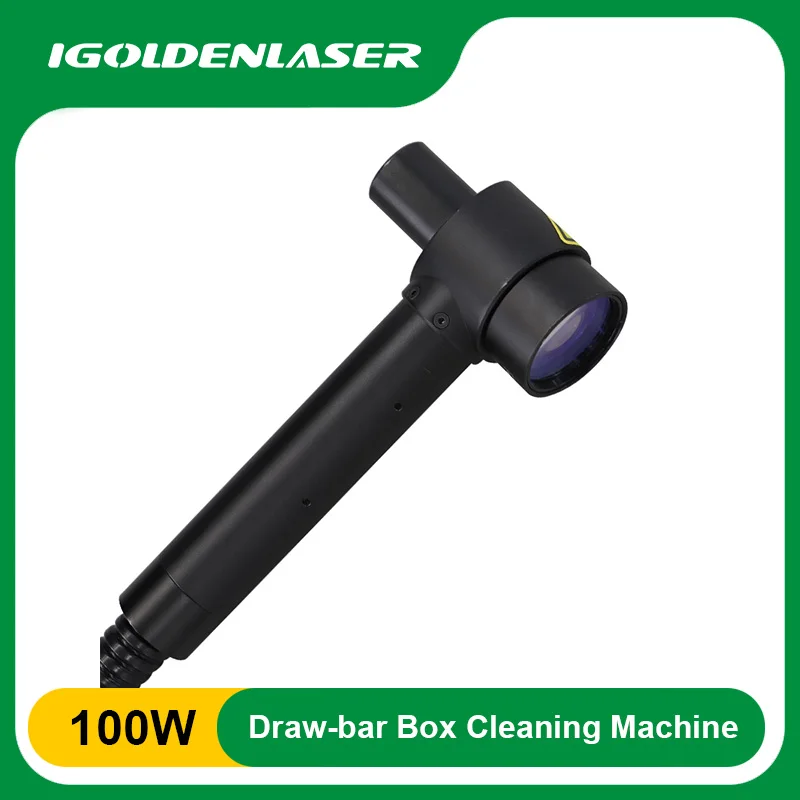 La conception de boîtier de chariot de machine de nettoyage laser à impulsion est plus portable