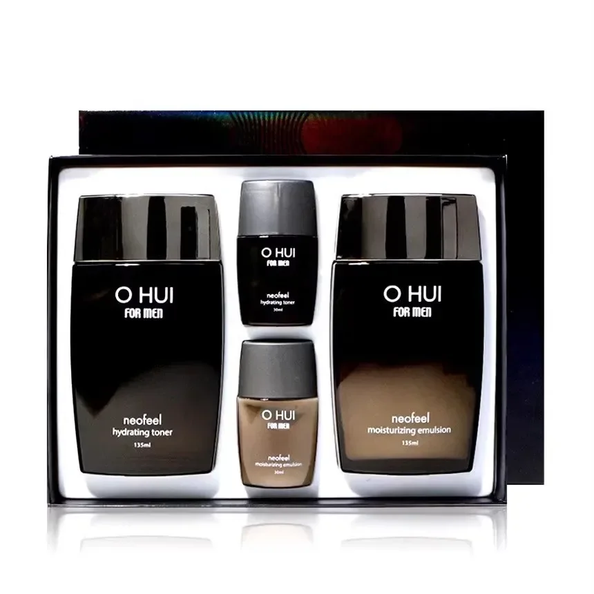 Original Korean Skincare Products Ohui Men's Toner Lotion Set Hydrate Refreshing Moisturise Oil Control Pore Shrinkage FaceCare