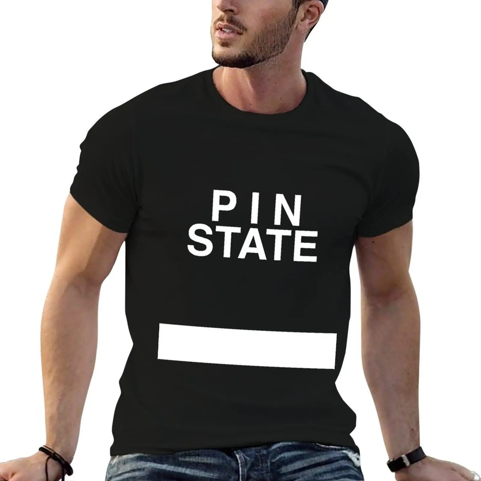 Pin State Wrestling T-Shirt t shirt men 100% cotton luxury brand anime tshirt t shirt personalised T-shirt