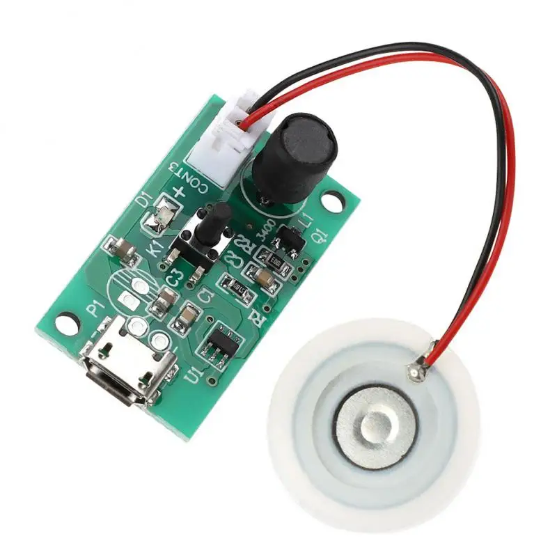 RYRA DIY Spray Atomization Module USB Humidifier Driving Circuit Board Atomization Experimental Equipment Ultrasonic Incubation