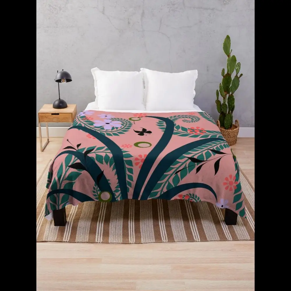 

Элегантное одеяло с цветочным дизайном для уютного комфорта