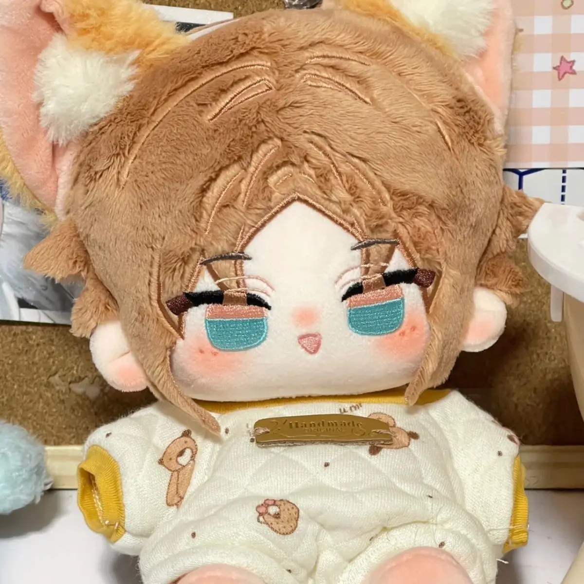 Mysta Atrybut Bawełniana Lalka Zabawki 20cm Śliczna Przebieranka Wypchana Lalka Prezent Świąteczny Wokół Klubu Tęczy Prezenty DIY dla Dzieci z Kreskówek