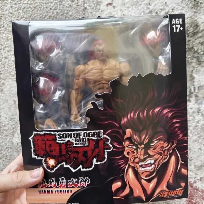 ST Baki PVC Hanma Son Of Ogre Action Figure Hanma Yuujiro Figurine Ko Fighting Collection Anime Yujiro Figures Model Toys Gifts