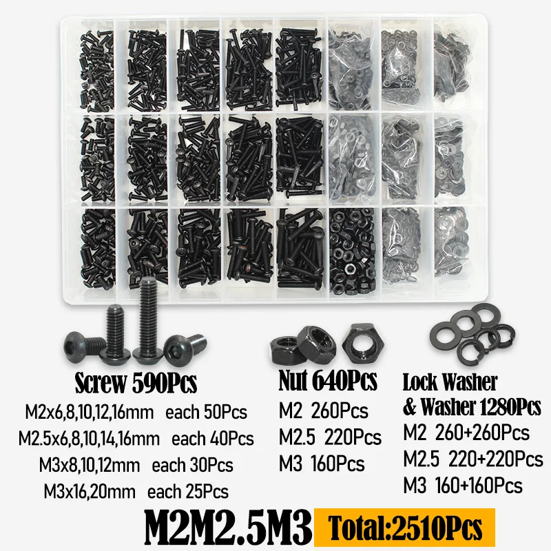 M2M2.5M3 2510pcs