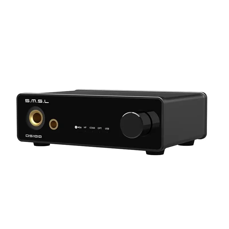 SMSL DS100 High Resolution Audio Decoder USB MQA-CD XU316 Decktop DAC CS43131 32bit/768kHz DSD512 Coaxial Headphone Amplifier