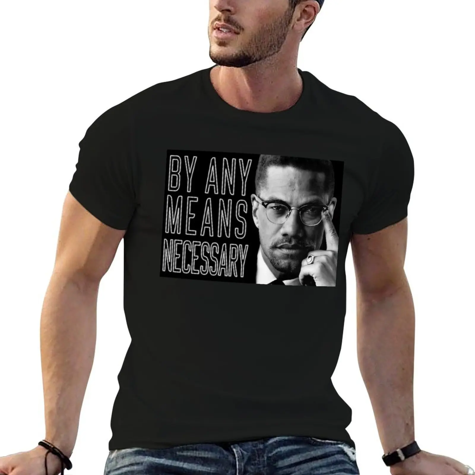 

By Any Means Necessary T-Shirt t shirt man plain man t shirt cotton T-Shirt