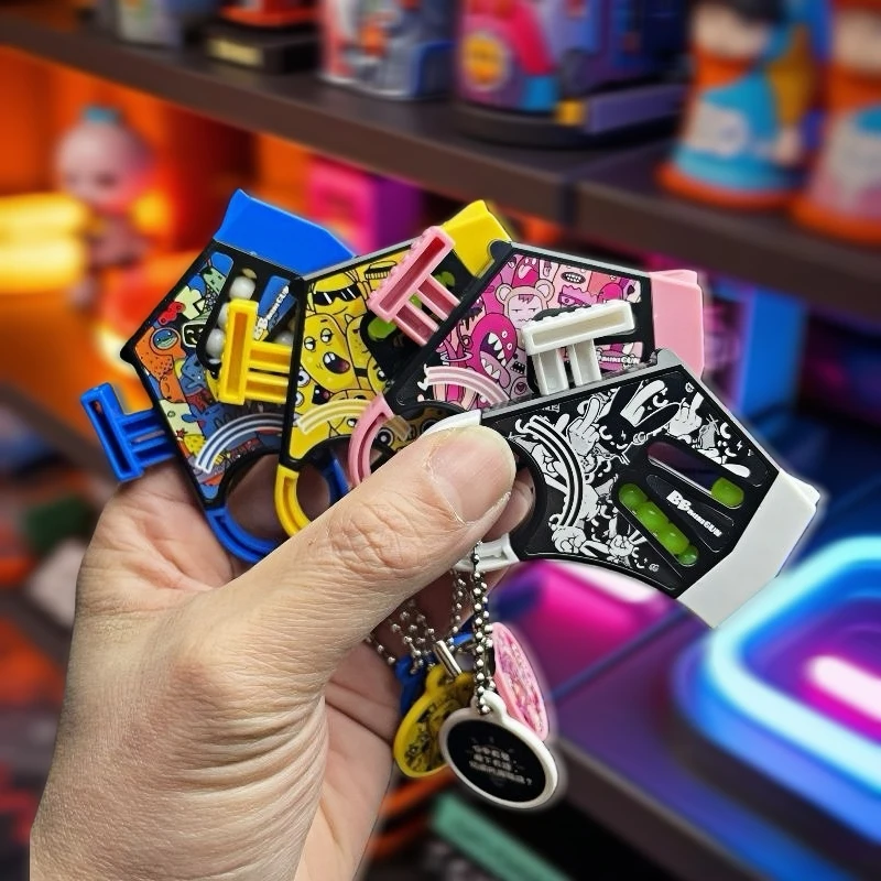 

3pcs/5pcs Decompression Finger Combo Cannon Trendy Assembled Toy Agent Pendant Finger Cool Launch Children's Toy Fun Gift