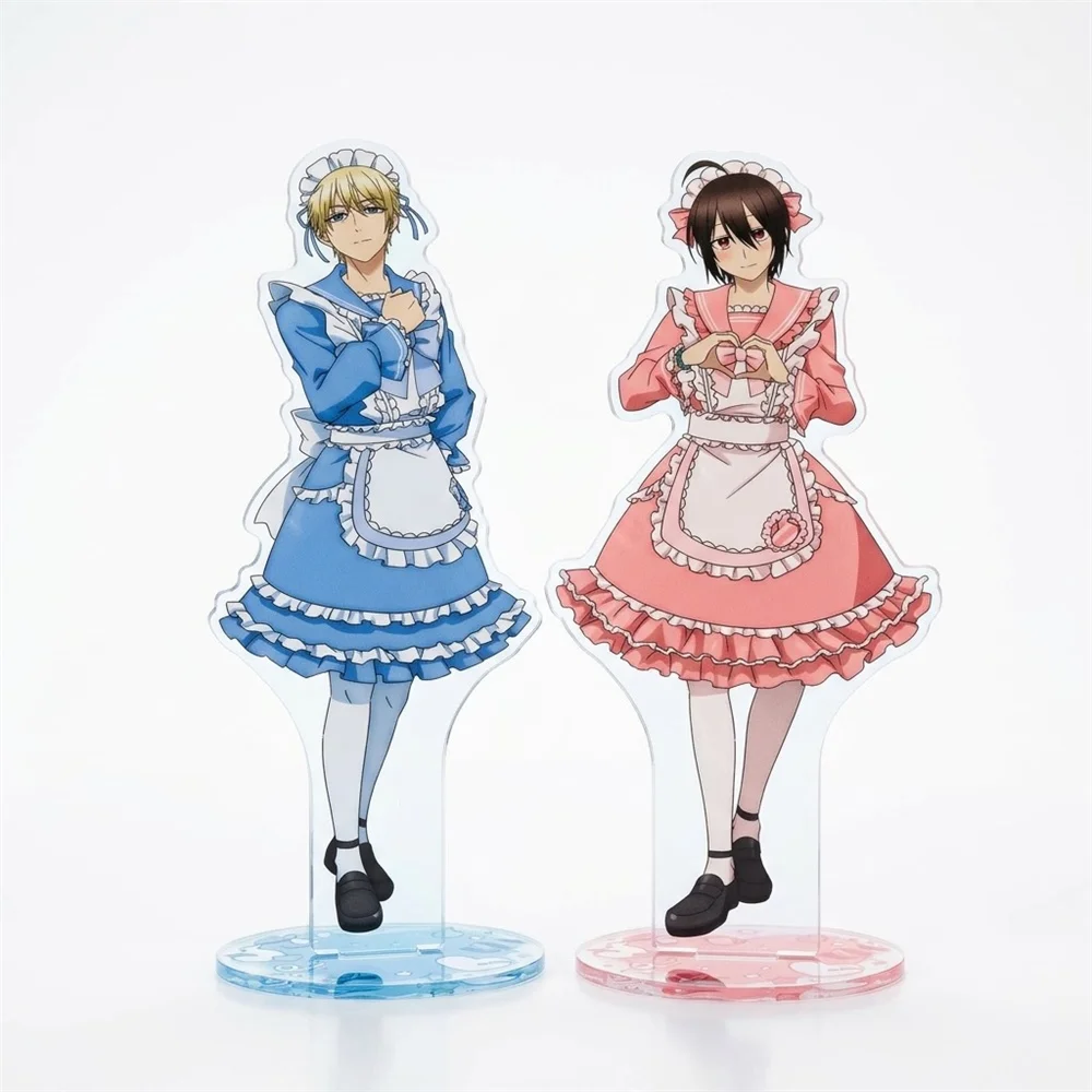 15CM Anime A Terrified Teacher at Ghoul School Acrylic Keychain Stand Model Ornament Accessories Goods Christmas Gifts
