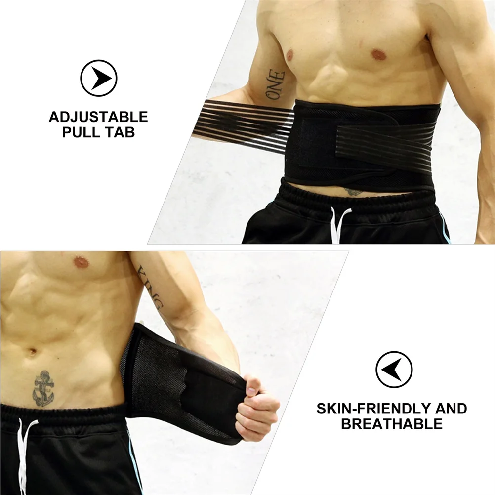 

1Pcs Sturdy Nylon Fitness Running Belt Adjustable Lumbar Support Waist Protector