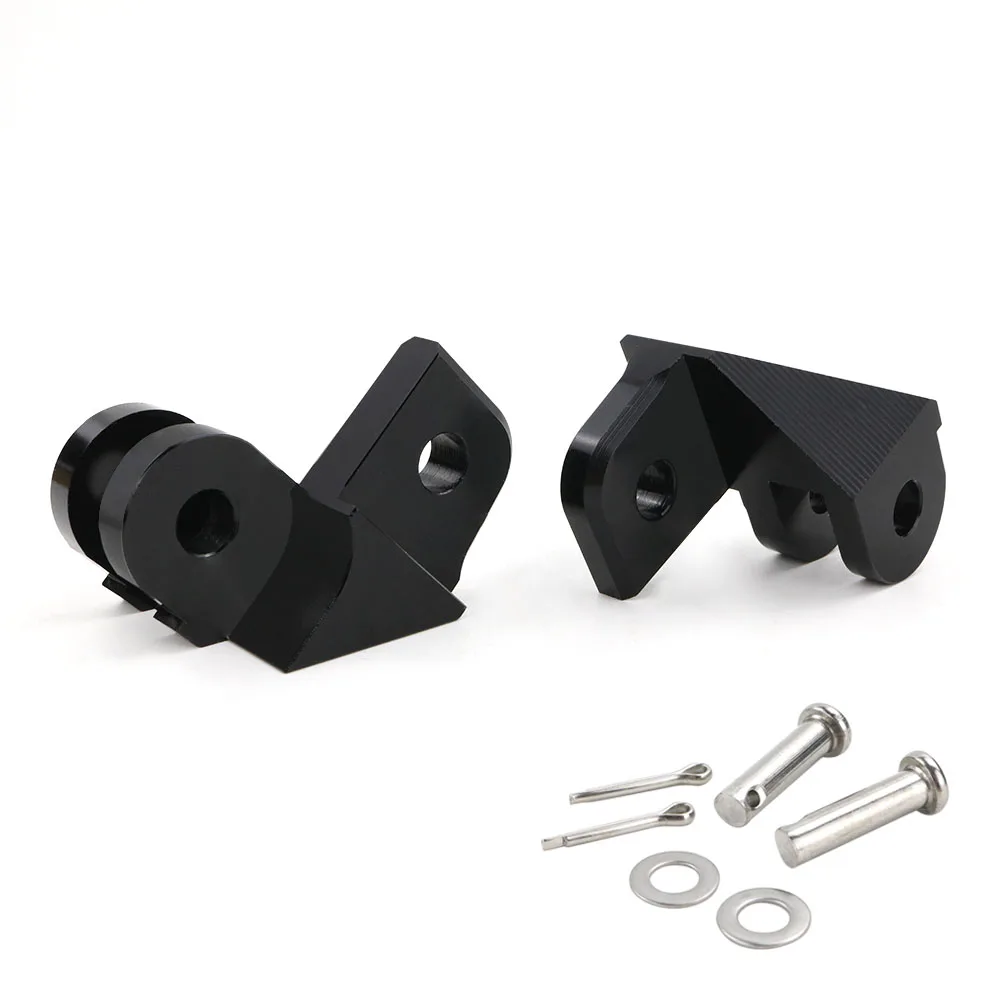 Motorcycle Fit For Honda Blackbird CBR1100XX  VFR800  VFR1200F CBR600F Rider Footpeg Lowering Kit Mounts 6063-T6 Aluminium