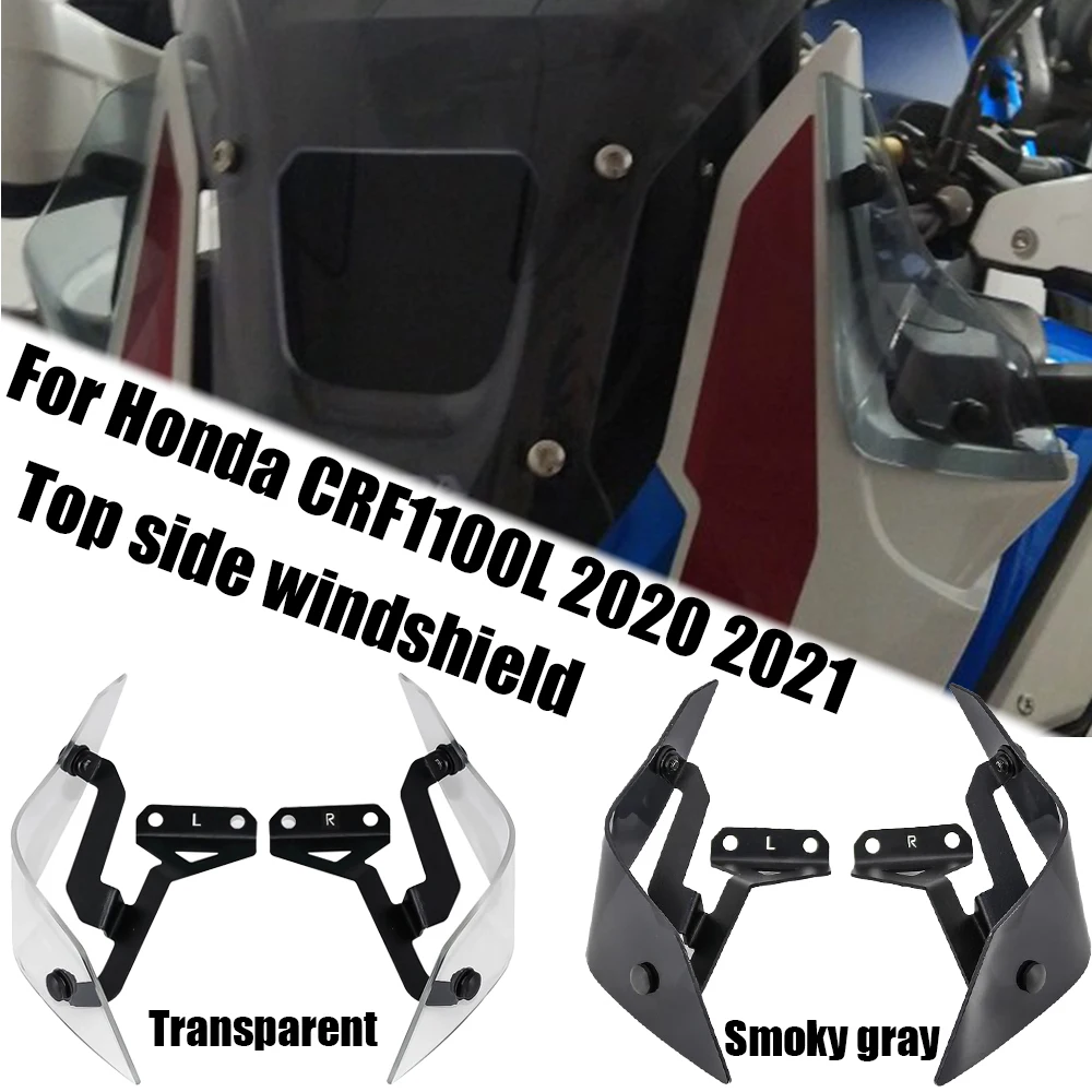 

For Honda CRF1100L 2020 2021 Artudatech Top Side Wing Windshield Air Deflector CRF 1100 L Accessories