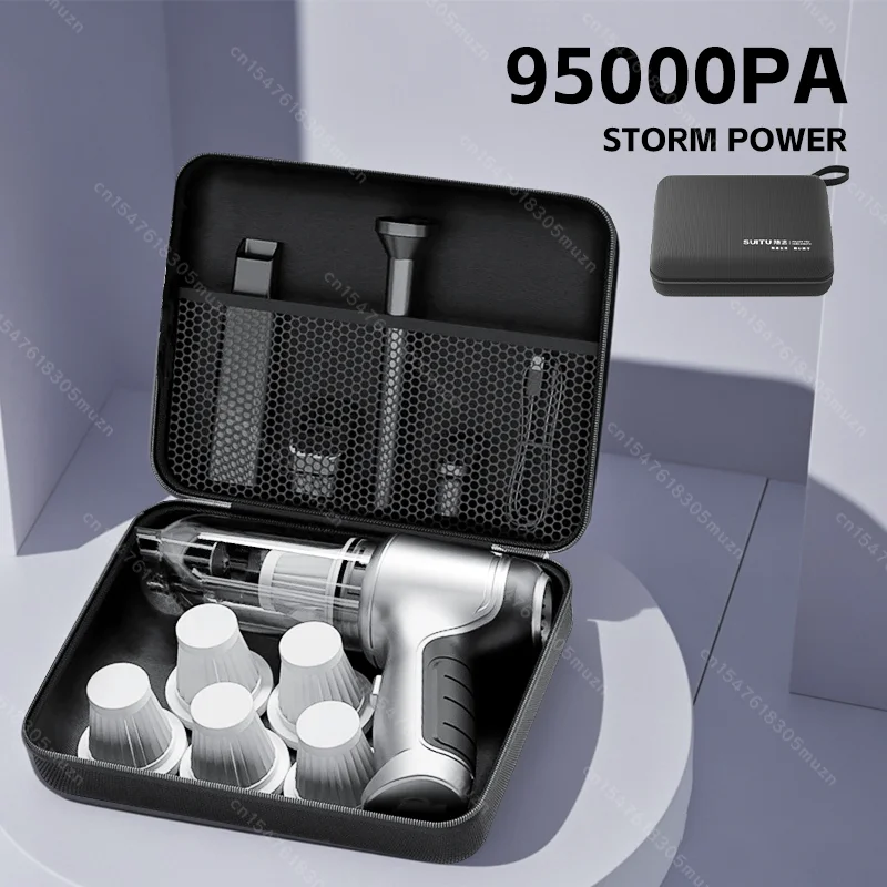 95000Pa Wireless Portable Vacuum Cleaner Car Vacuum Cleaner Handheld Mini For Car Home Desktop Keyboard Cleaning Cordless Cleane