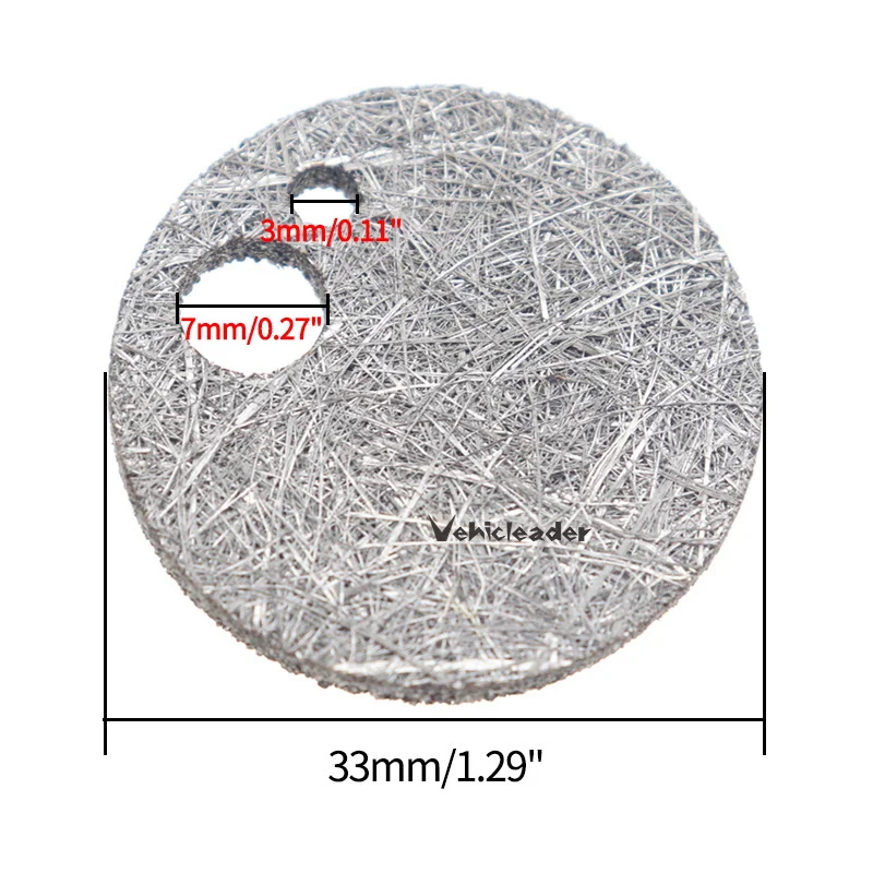 자동차 트럭 히터 소결 FeCrAl 버너 메쉬 연소 챔버 스크린, Webasto Air Top 2000 S, 1322924A, 1mm, 2mm, 5mm, 10mm, 20mm, 30x33mm