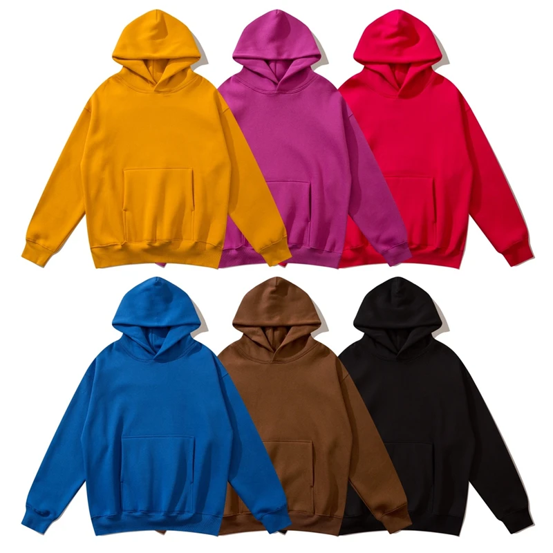 

Men Women Hooded Fleece Long Sleeve Sweatshirts Solid Pullovers Season 6 Ye Kanye West Hoodie