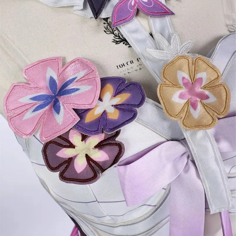 

CyGame Honkai: Star Rail Castorice Cosplay Costume Purple White Dress Lolita Skirt Wig Adult Woman Sexy Cute Carnival Party Suit