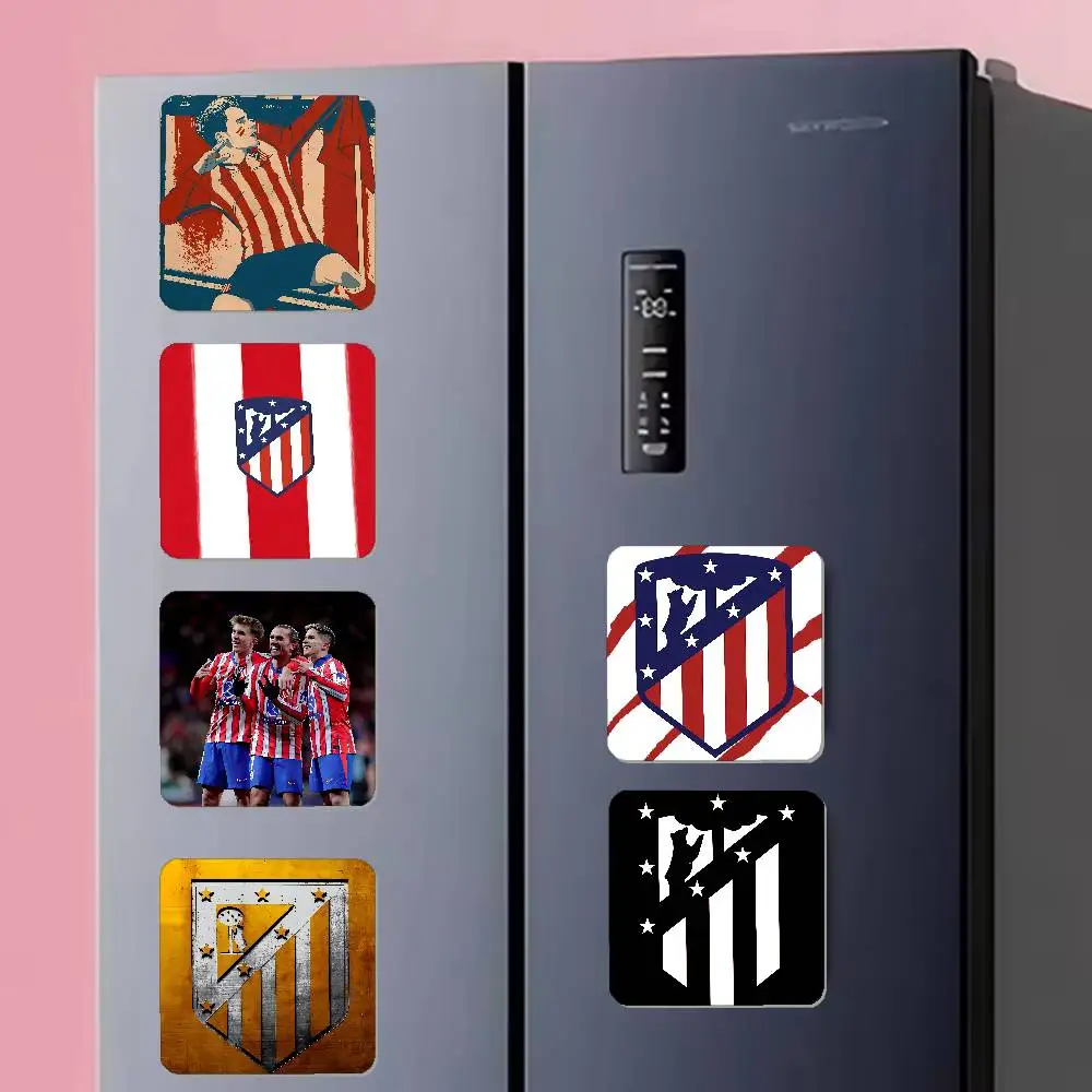 Atleticos-de-Madrid foto imán para nevera pegatinas cuadradas personalizar decoración del hogar regalo de recuerdos