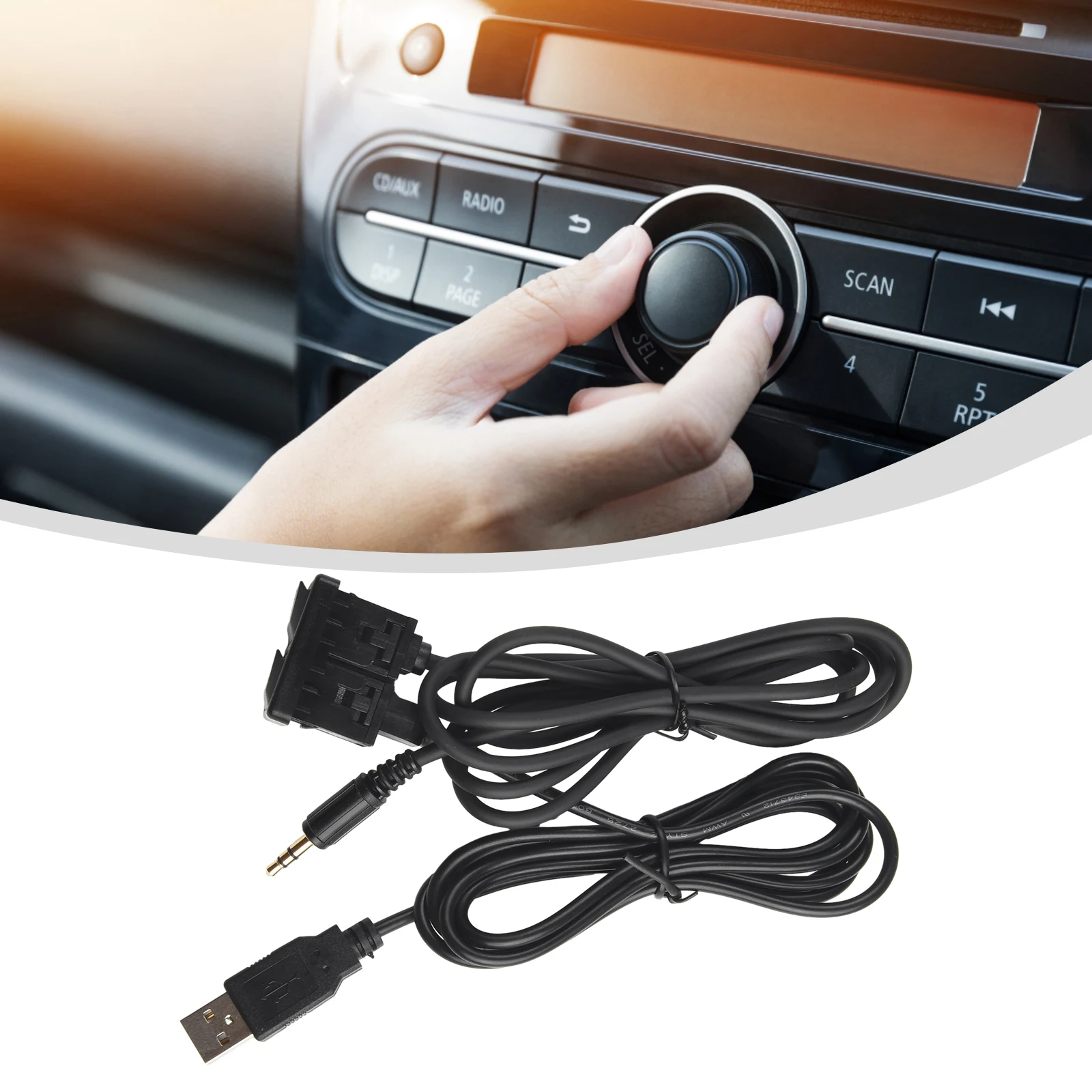 Dual USB Extension Adapter Cable Flush Mount On Car Dash Simple Installation Perfect for Bike Marine Motor Dual