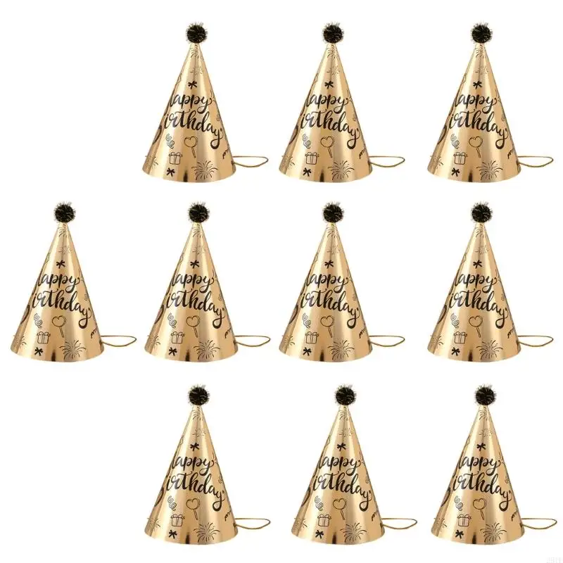 2025 New 10xFoil Cone Shaped Party Hat For Birthdays Holidays And Special Occasion