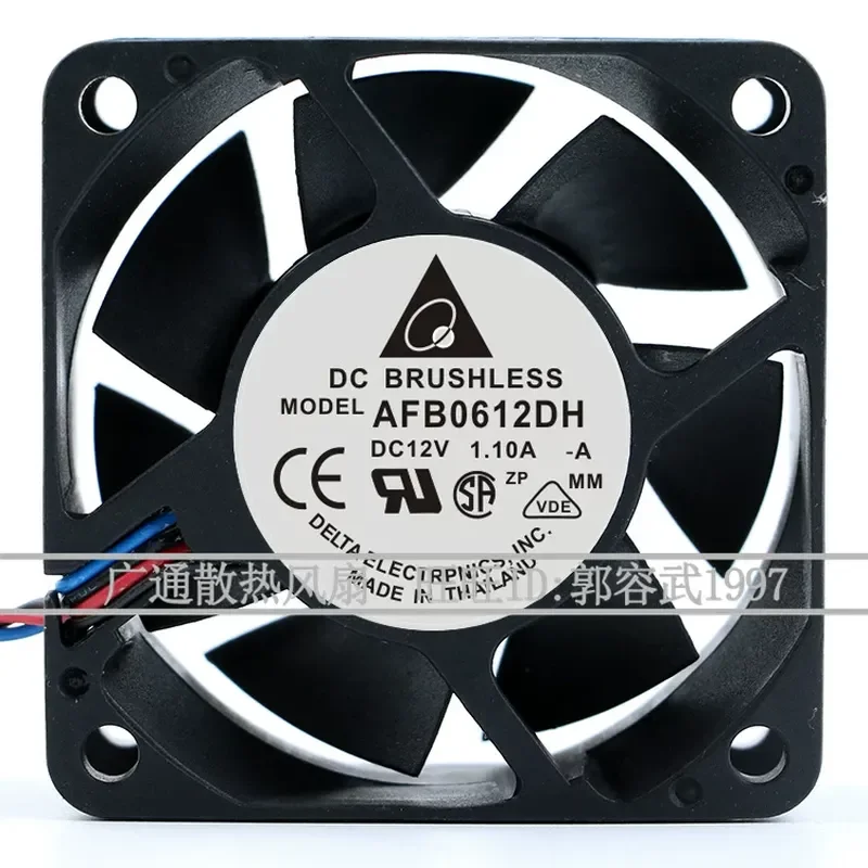 for Delta AFB0612DH 6025 12V 1.1A 6CM PWM High Air Volume Violent Cooling Fan