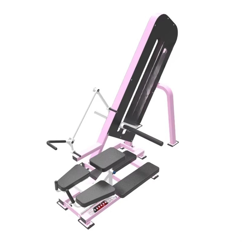 Commercial Gym Fitness Equipment Flat Loading Free Weight Machine Hip Thrust Hip Backlash Steel Strength Machine Shoulder
