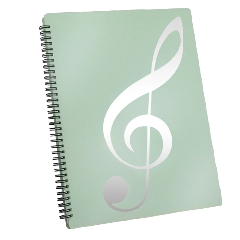 Sheet Music Folder, 60 Pages, Sheet Music/Holder,Fits Letter Size A4, Writable & Detachable Choir Folder