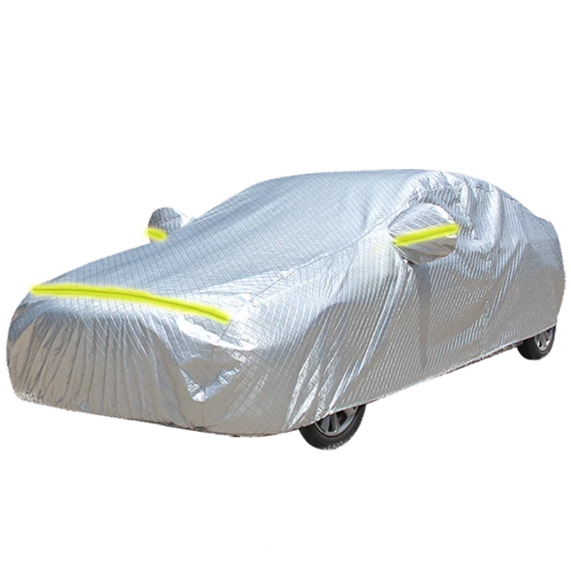 All Seasons Thickened Car Cover Oxford Sun Rain Heat Insulation Anti-Freeze Winter Snow Protection Universal Special Features
