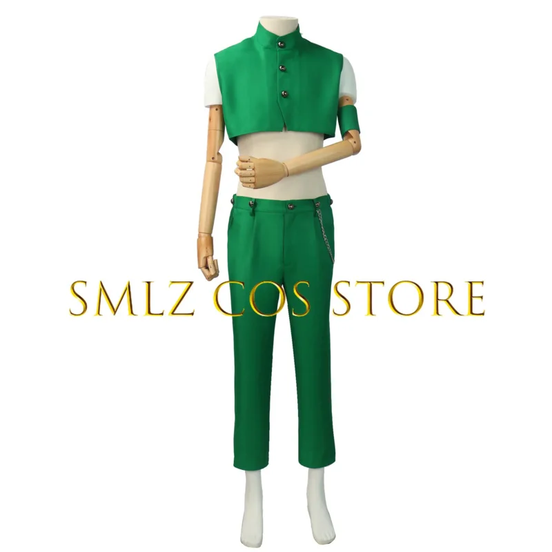 Stagione 3 Meliodas Cosplay Anime Sette Peccati Capitali Costume Cosplay Uomo Verde Top Pantaloni Parrucca Vestito Halloween Party Gioca Ruolo OA3540
