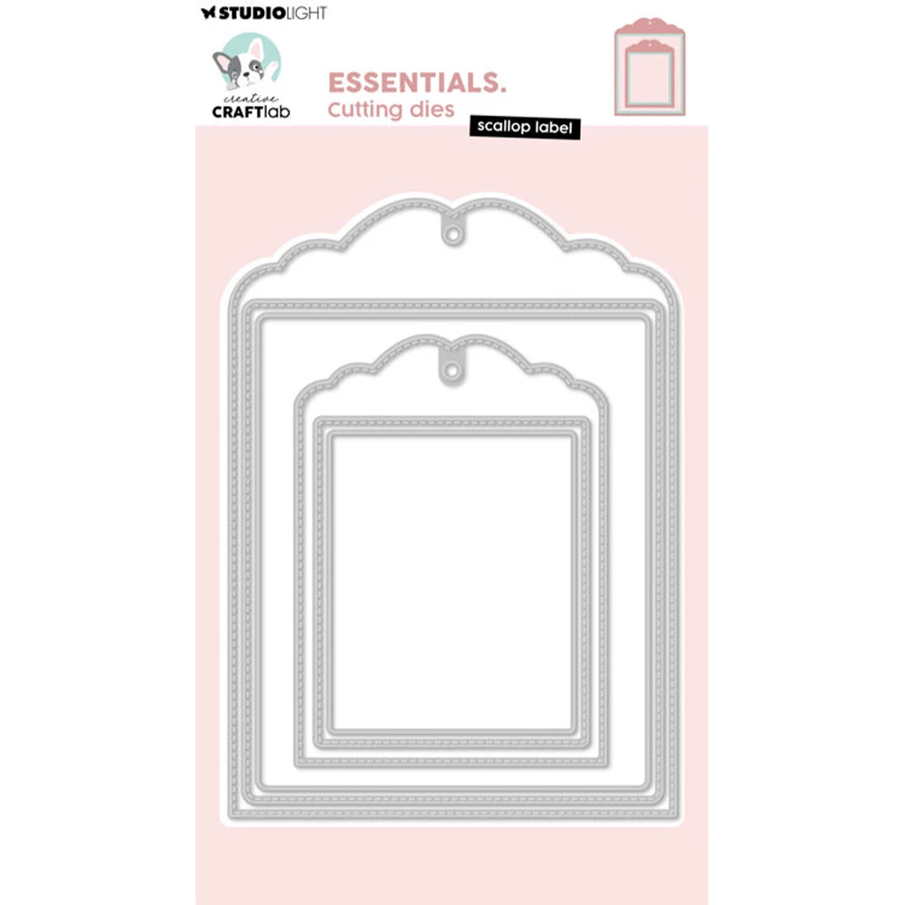 Stansmal Nested Squares Scallop Nested Bow Metal Cutting Dies for DIY Handmade Scrapbooking Photo Album Christmas July 2026 New view 4