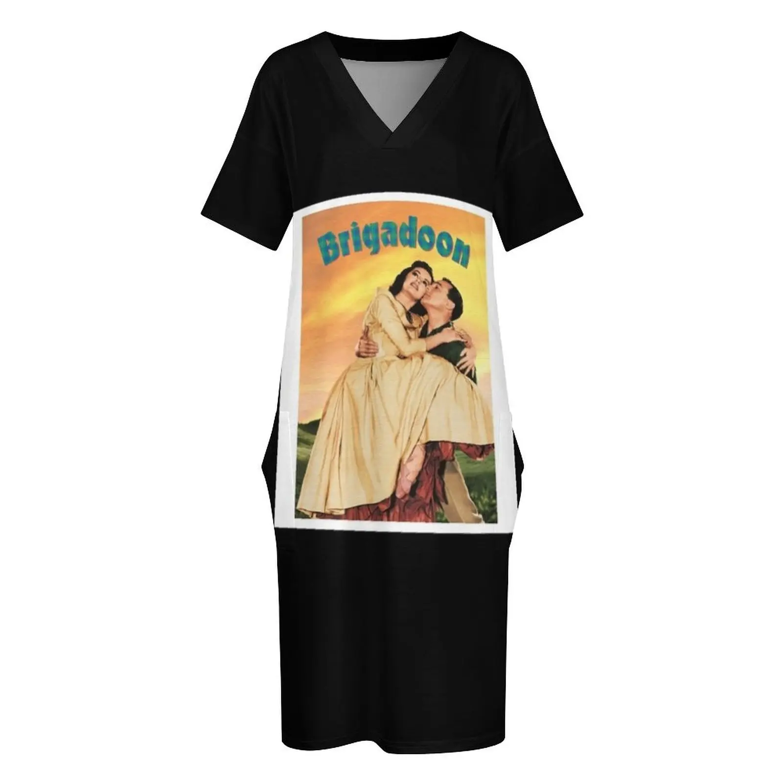 Brigadoon Vincente Minnelli T-ShirtBrigadoon Vincente Minnelli T-Shirt_by SOSS_ (17) Loose Pocket Dress Woman clothing