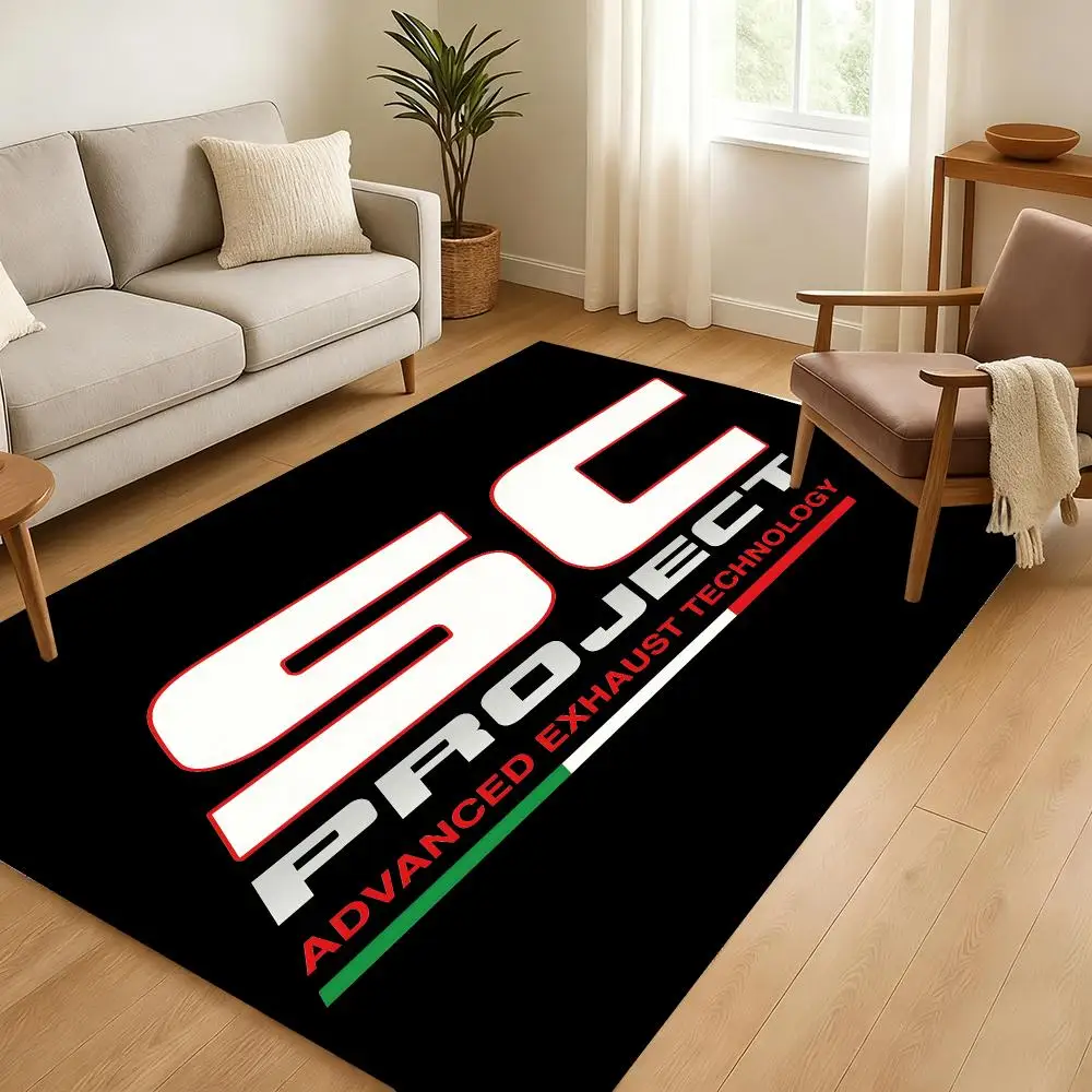 S-C Pro-jects Exhaust Floor Mat Soft Thickened Absorbent Non-Slip Bedroom Living Room Door Mat Home Decor Flannel Rugs