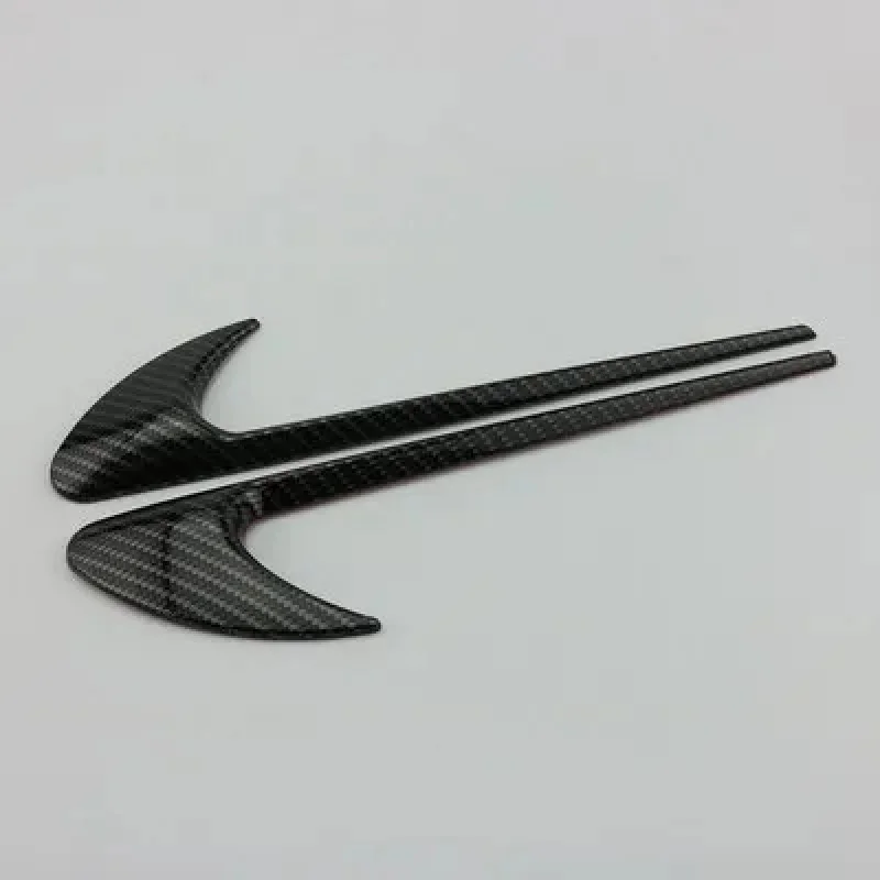 2pcs Car Door Wing Fender Vent Marker Sticker Side Sticker for Brabus Mercedes Benz Maybach AMG Biturbo S63 C43 E53 A/C/E/S/G