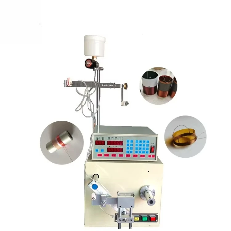 CNC Automatic Voice‑Coil Winder, Alcohol‑Self‑bonding Wire Winding Machine for Speaker & Automotive Air‑core Coil