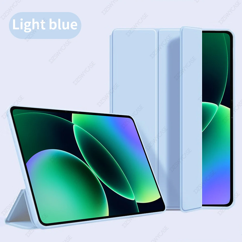Silicone Case For XiaoMi Pad 8/8 Pro 7/7 Pro 11.2, Mi Pad 6/6 Pro 11, Pad 5/5 Pro 11 Foldable Case Auto Sleep/Wake Cover