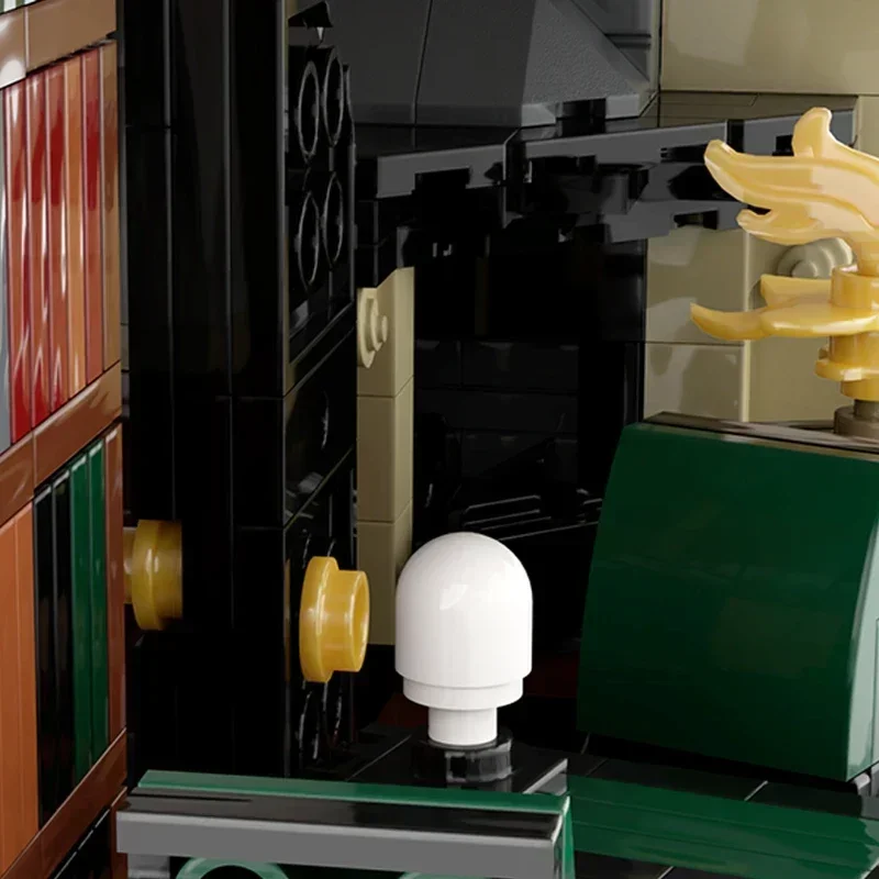 Moc Building Block The Embassy Building Model Technology Brick DIY Assembly  City Street View Toy Holiday Gift