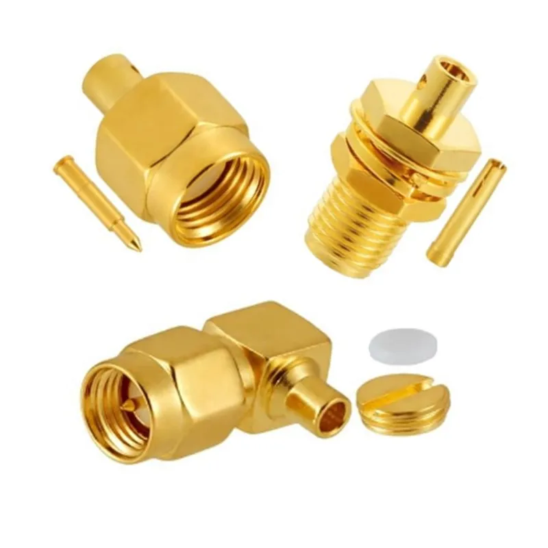 

RF coaxial connector SMA male female connector SMA-JB2 is suitable for RG405/SF086 semi steel and semi flexible cables