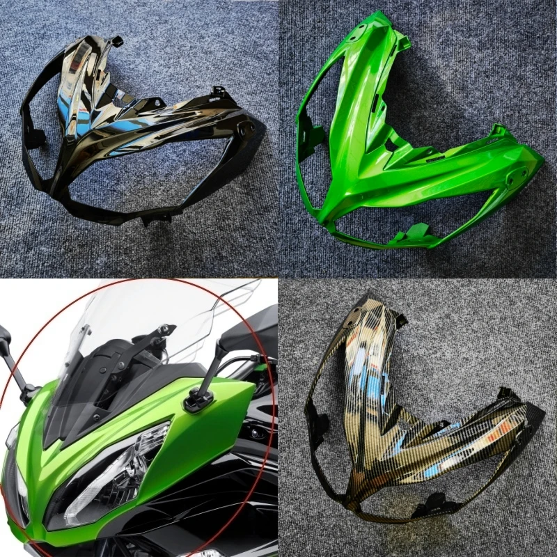 Motorcycle Accessories Front Upper Fairing Headlight Cowl Nose Fit for Kawasaki Ninja 650 Ninja650 ER6F ER 6F 2012 2013-2016